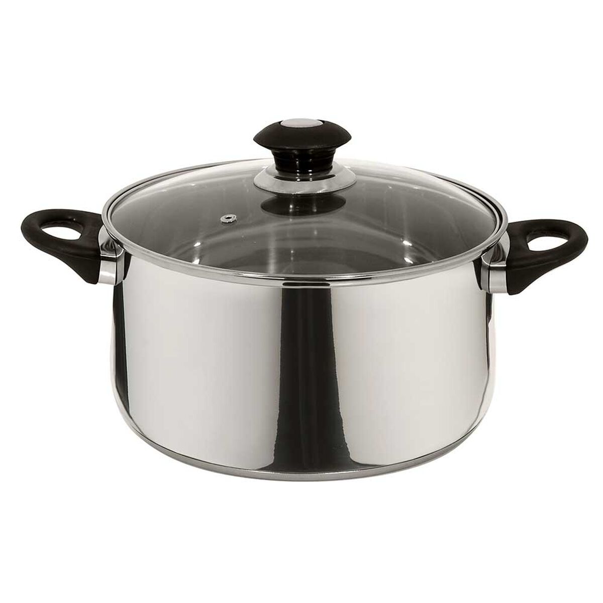 Batería de Cocina Acero Inoxidable Fantuzzi Corazza Plateado 5 Piezas