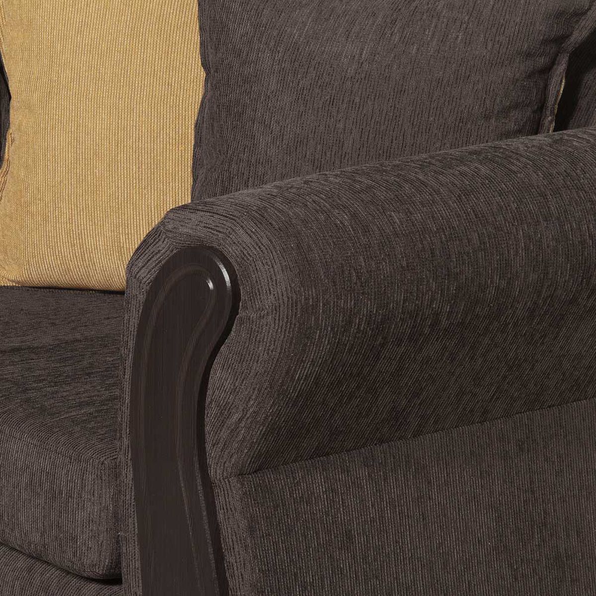 Sofá Black Factory Barcelona 3 Cuerpos Café