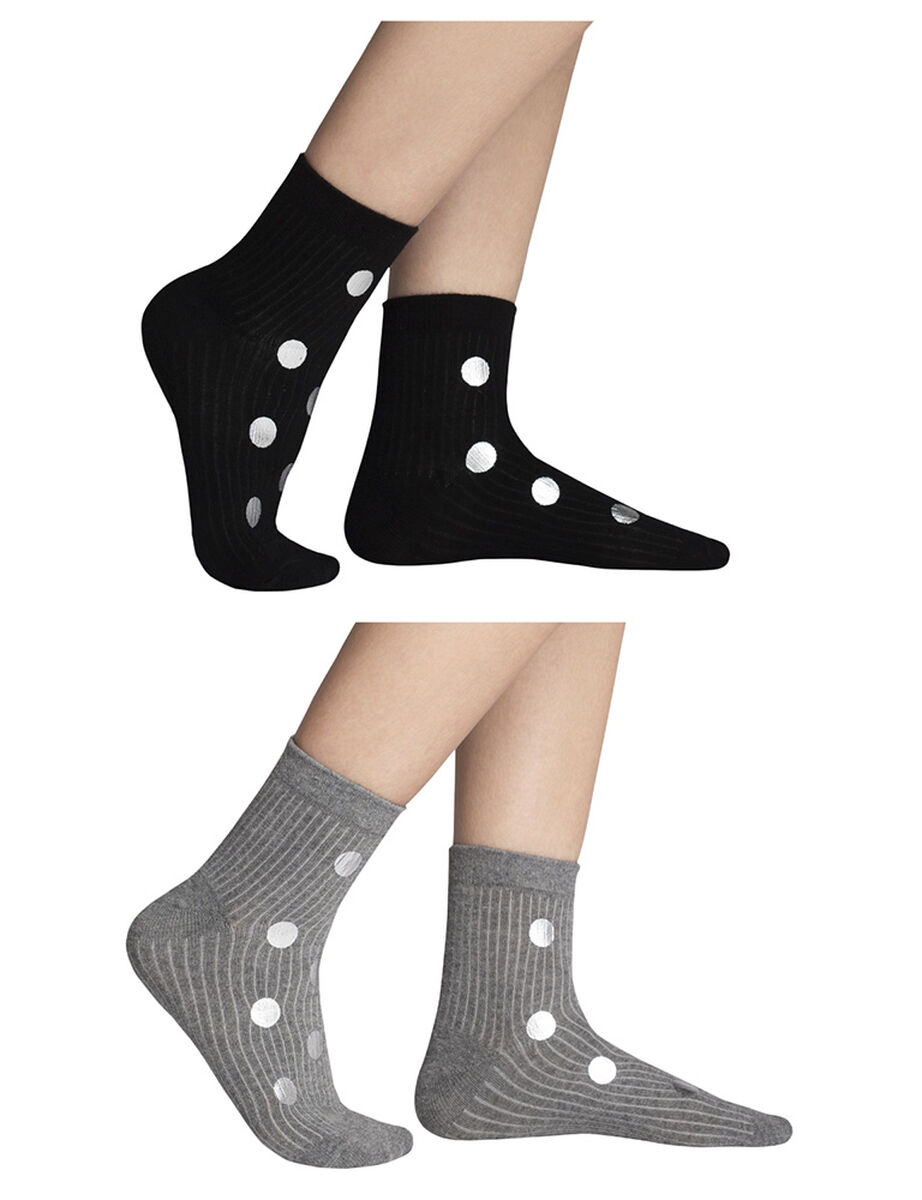 Pack 2 Calcetines Cortos Mujer Caffarena