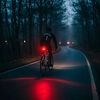 Luz Led Trasera Bicicleta Solar Contra Agua Recargable Pro Outdoor