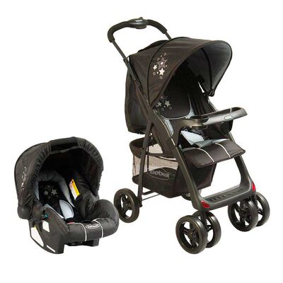 Coche Travel System Bebesit Jazz 5216 Negro