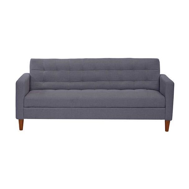 Futón Latam Home Genova Lino 3 Cuerpos Gris Oscuro