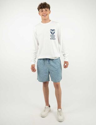 Imagen 2 del producto Traje de Baño Hombre Cutback Celeste, Negro