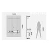 Home TV Decocasa Aspen Hasta 50" Castaño Off White