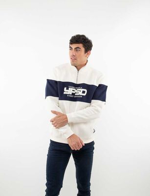 Imagen 1 del producto Polerón Hombre Icono Azul, Verde