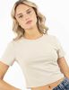 Polera Crop Manga Corta Mujer Icono