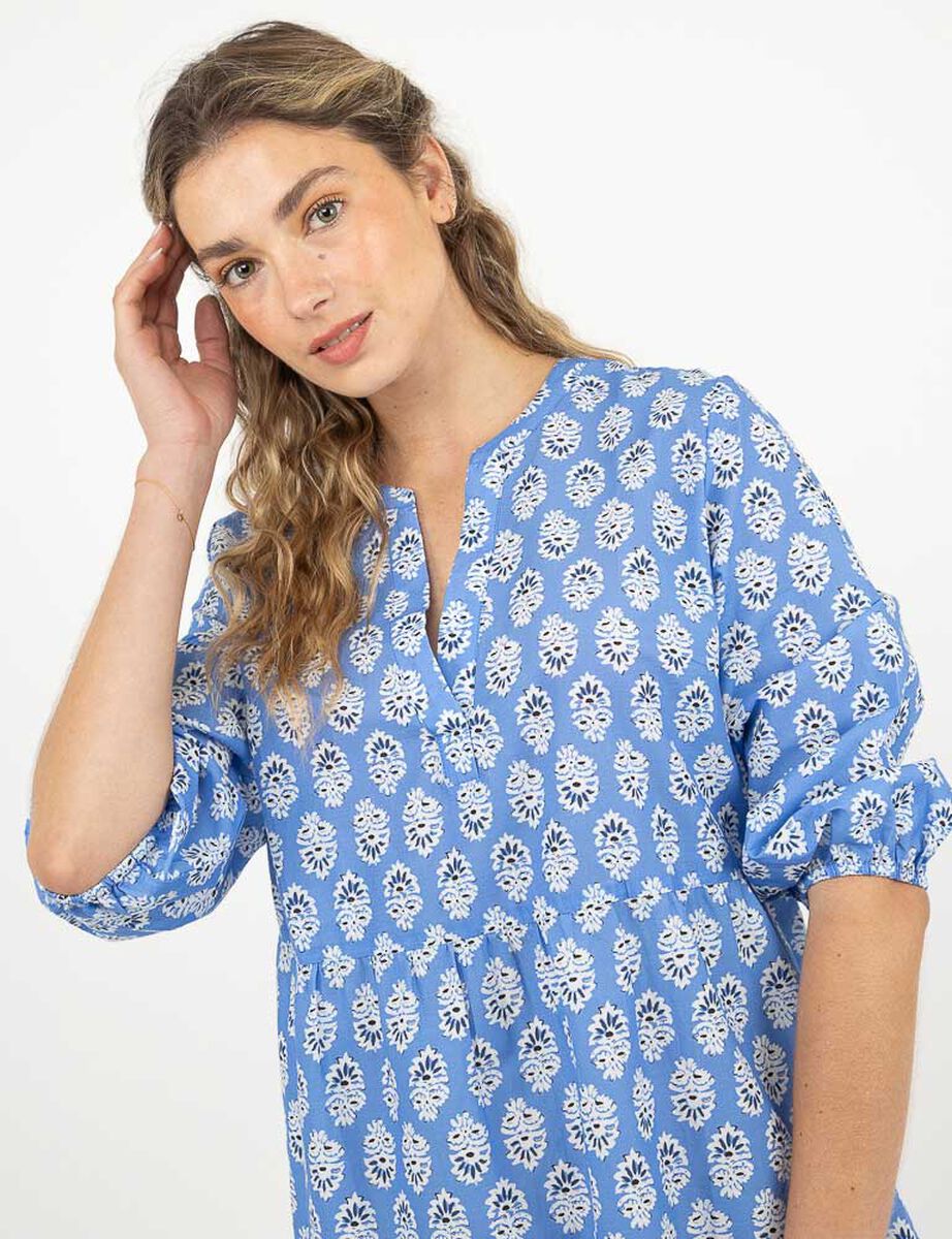 Vestido Estampado Corto Mujer Alma