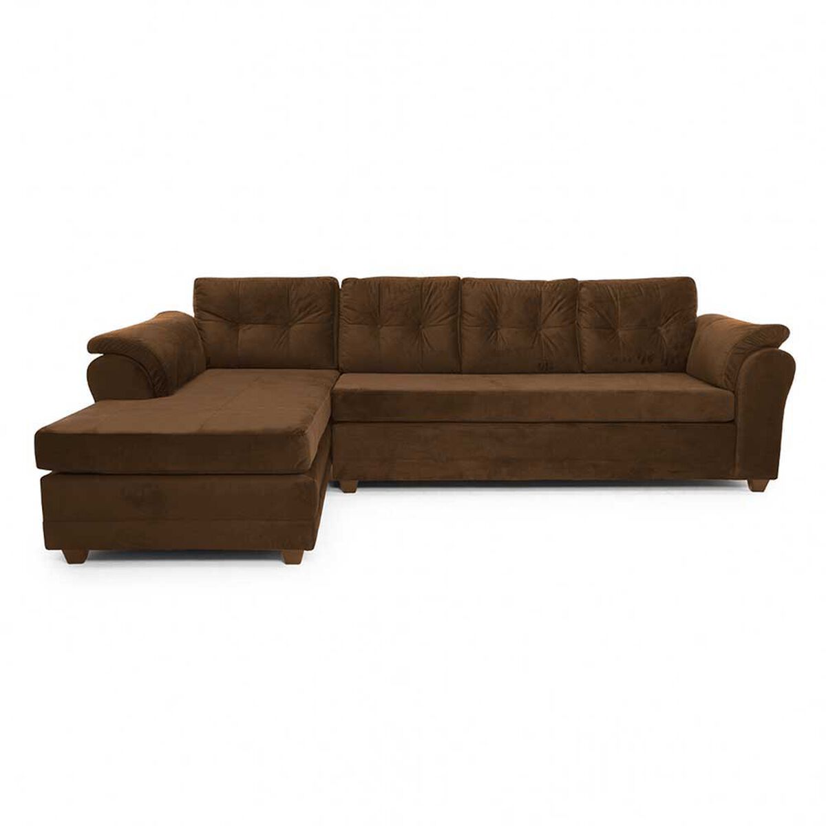Sof&aacute; Seccional Muebles MPR Journey 3 Caf&eacute;