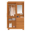 Closet Home Mobili Noa 2 Puertas 3 Cajones Caf&eacute;