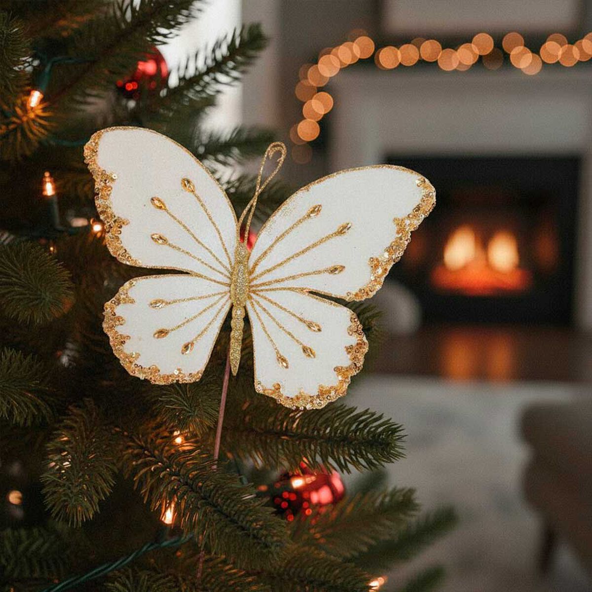 Adorno Navide&ntilde;o Mariposa Casanova