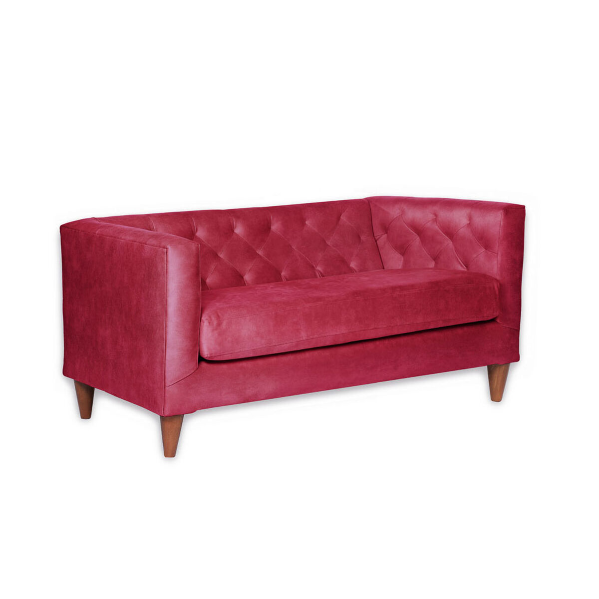 Sof&aacute; Latam Home Brescia 2 Cuerpos Rojo