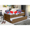Combo Cama Nido Casanova 1,5 Plazas Juvenil 3 Cajones Nogal + Colchón Celta 1,5 Plazas New Atlantis + Colchón Celta 1 Plaza New Atlantis + 2 Set Textiles + 1 Almohada