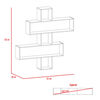 Panel de TV Hasta 60" + Bar Alto + Repisa 2B TuHome The Wall