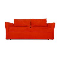 Sofá Elegant Detail Atlanta 3 Cuerpos Tela Rojo