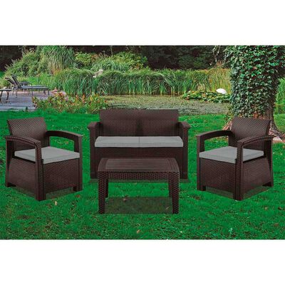 Imagen 2 del producto Juego de Living para Terraza Northwest Ibiza Sofá 3 Cuerpos + Dos Sillones 1 Cuerpo