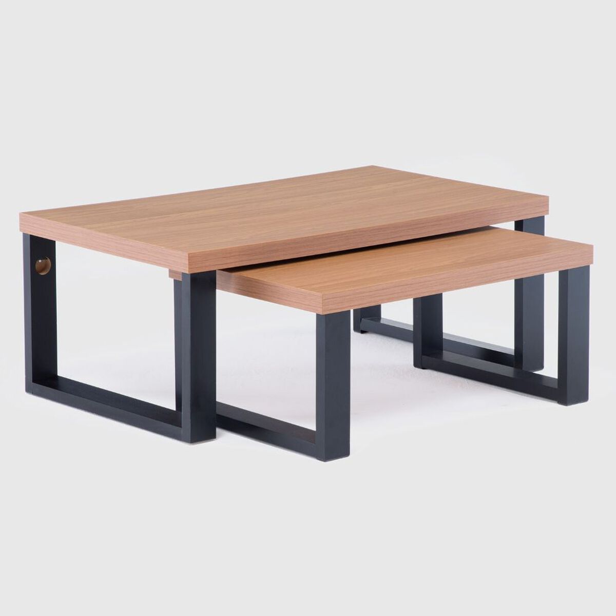 Mesa de Centro Roca Yulton Roble Negro