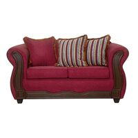 Sofá Black Factory Sofia 2 Cuerpos Burdeo