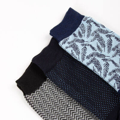 Imagen 2 del producto Pack 3 Calcetines Hombre Zibel Azul