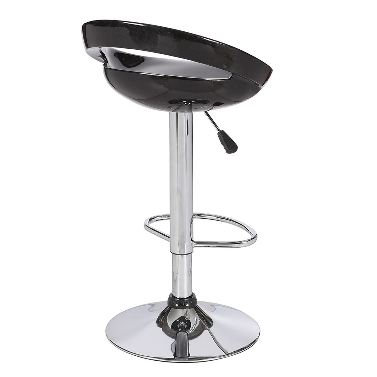 Silla Bar TuHome Rio Aluminio Negra