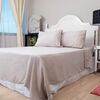 Juego de Sábanas Doral King Santorini Beige