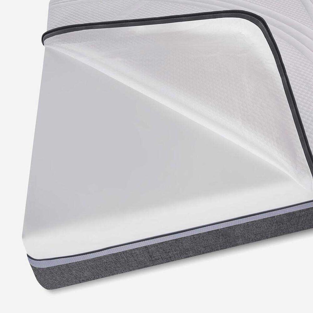 Cama Europea CIC 2 Plazas Ortopedic Advance + Respaldo + 2 Veladores Mil&aacute;n + Almohadas Viscoel&aacute;sticas