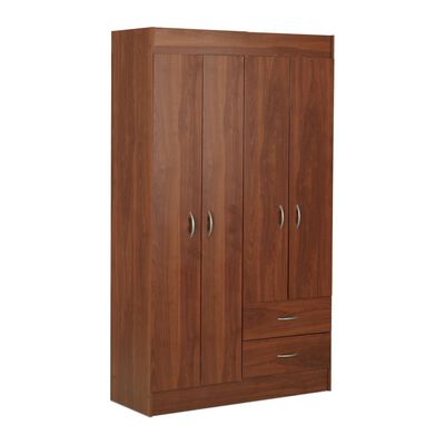 Closet Stanford 4 Puertas 2 Cajones Cerezo