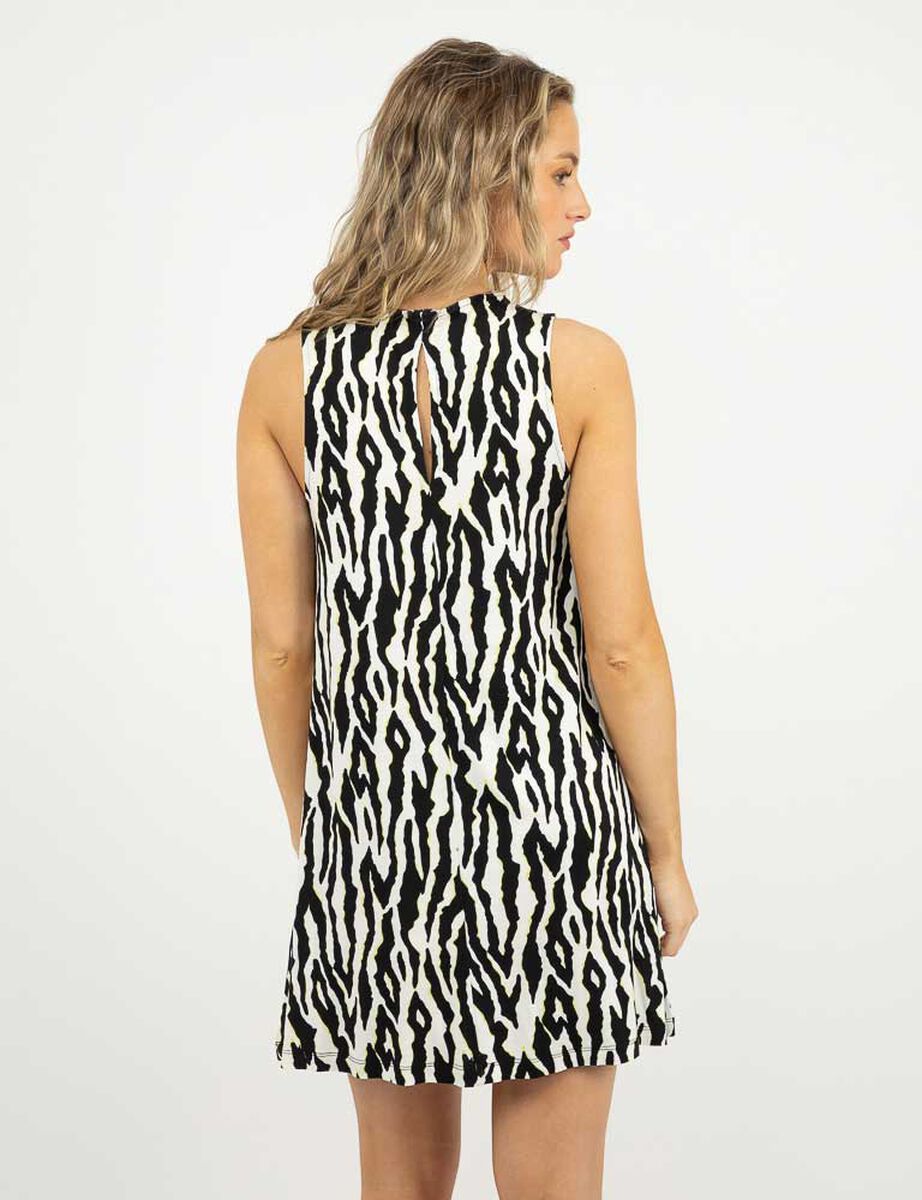 Vestido Corto Sin Mangas Mujer Icono