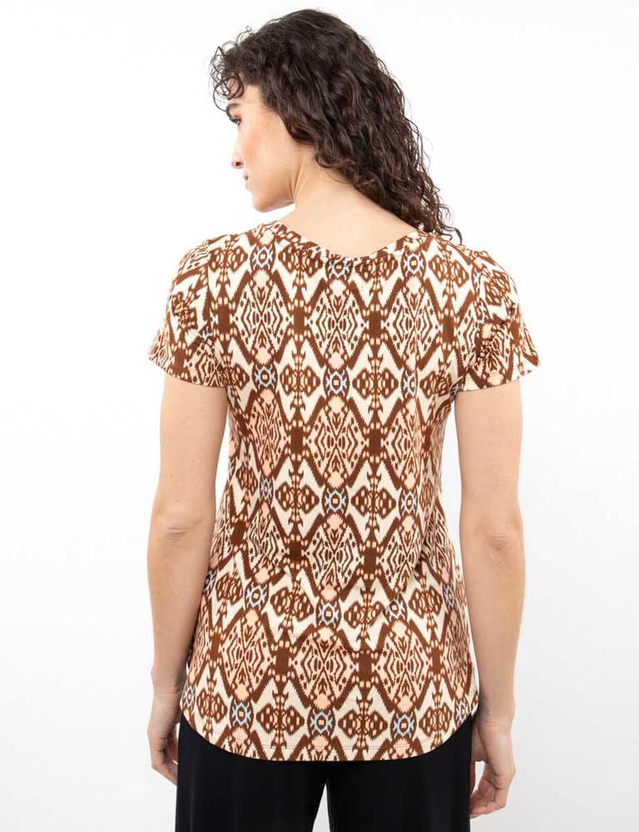 Polera Con Estampado Manga Corta Mujer Alma