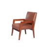 Sitial Cuero Latam Home Frankfurt Tabaco