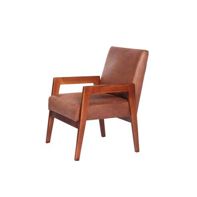 Sitial Cuero Latam Home Frankfurt Tabaco