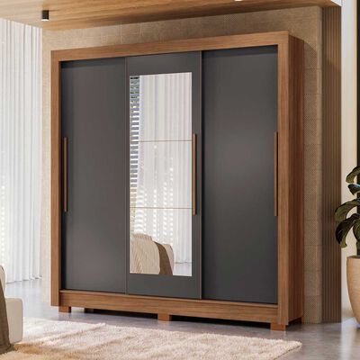 Imagen 1 del producto Clóset Onessta Maringa 3 Puertas 2 Cajones Grafito