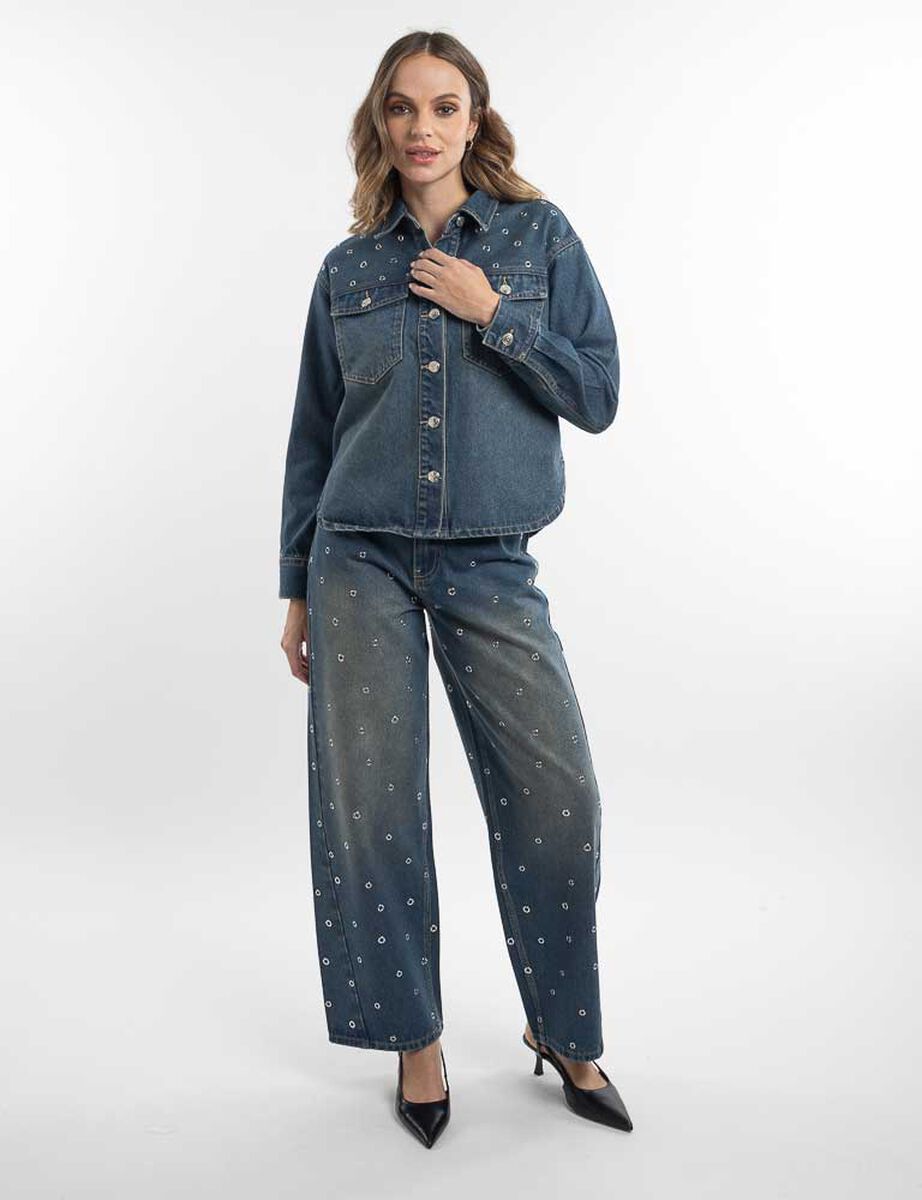Chaqueta Denim Mujer Soviet