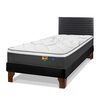 Cama Europea Flex 1,5 Plazas Mallorca + Respaldo Modern