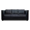 Juego de Living Elegant Detail Valentino Sofá 3 Cuerpos + Dos Sillones 1 Cuerpo Gris Oscuro