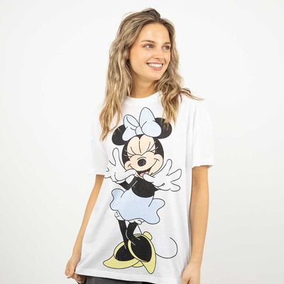 Polera Dibujos Animados Manga Corta Mujer Licencias