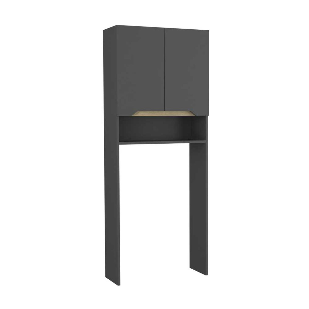 Optimizador de Baño TuHome Laurent 2 Puertas Plomo