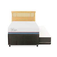 Cama Nido CIC 1,5 Plazas Excellence Plus + Respaldo Dublin Mostaza