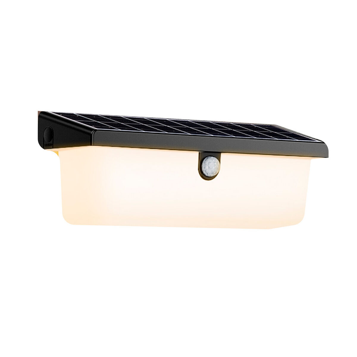 Aplique Solar Rectangular Contra Agua Con Sensor D Pro Outdoor