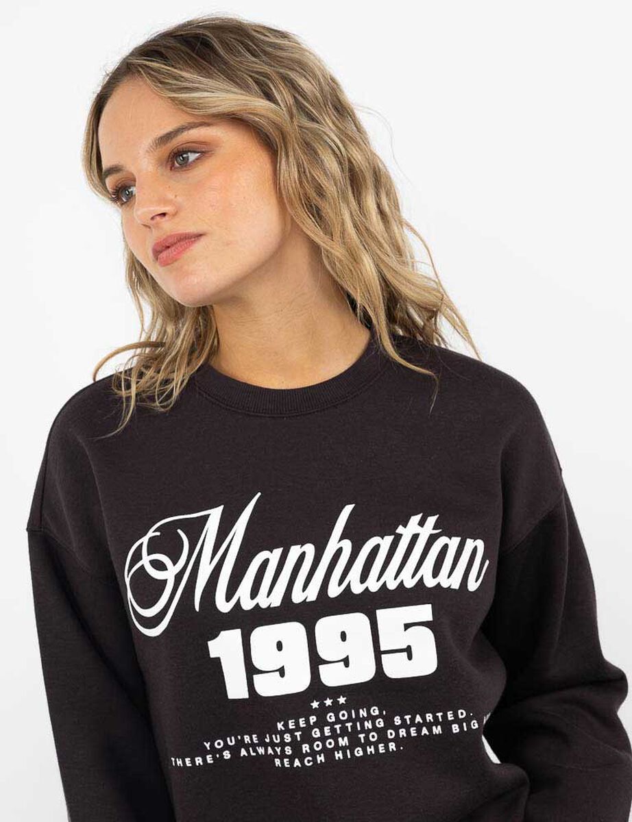 Poler&oacute;n Con Estampado Mujer Icono