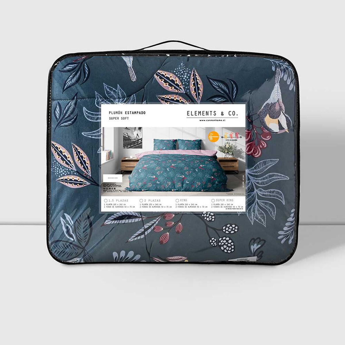 Cubrecama Elements & Co 2 Plazas Avian