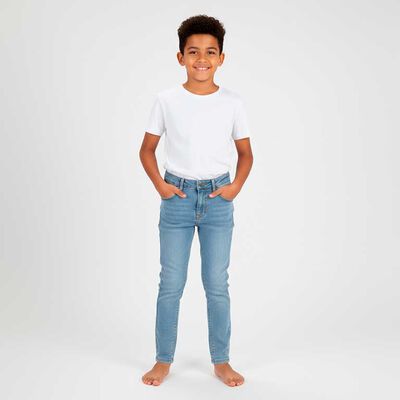 Jeans Niño Cutback Azul-Claro, Negro