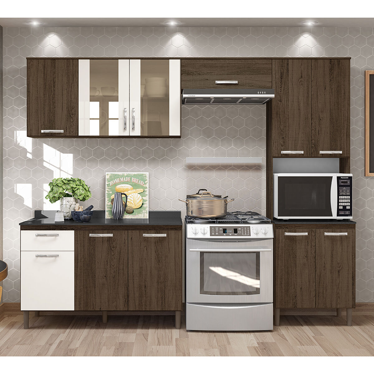 Mueble de Cocina Room Café 11 Puertas 1 Cajón
