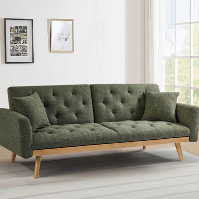 Sof&aacute; Cama Casanova Kara 3 Cuerpos Verde