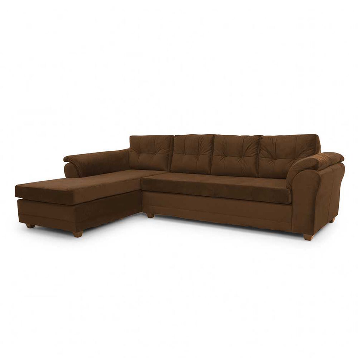 Sof&aacute; Seccional Muebles MPR Journey 3 Caf&eacute;