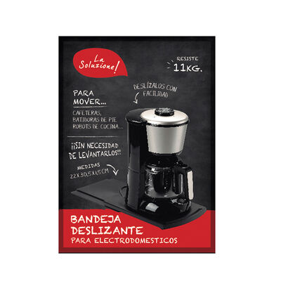 Bandeja La Soluzione Deslizante Negro