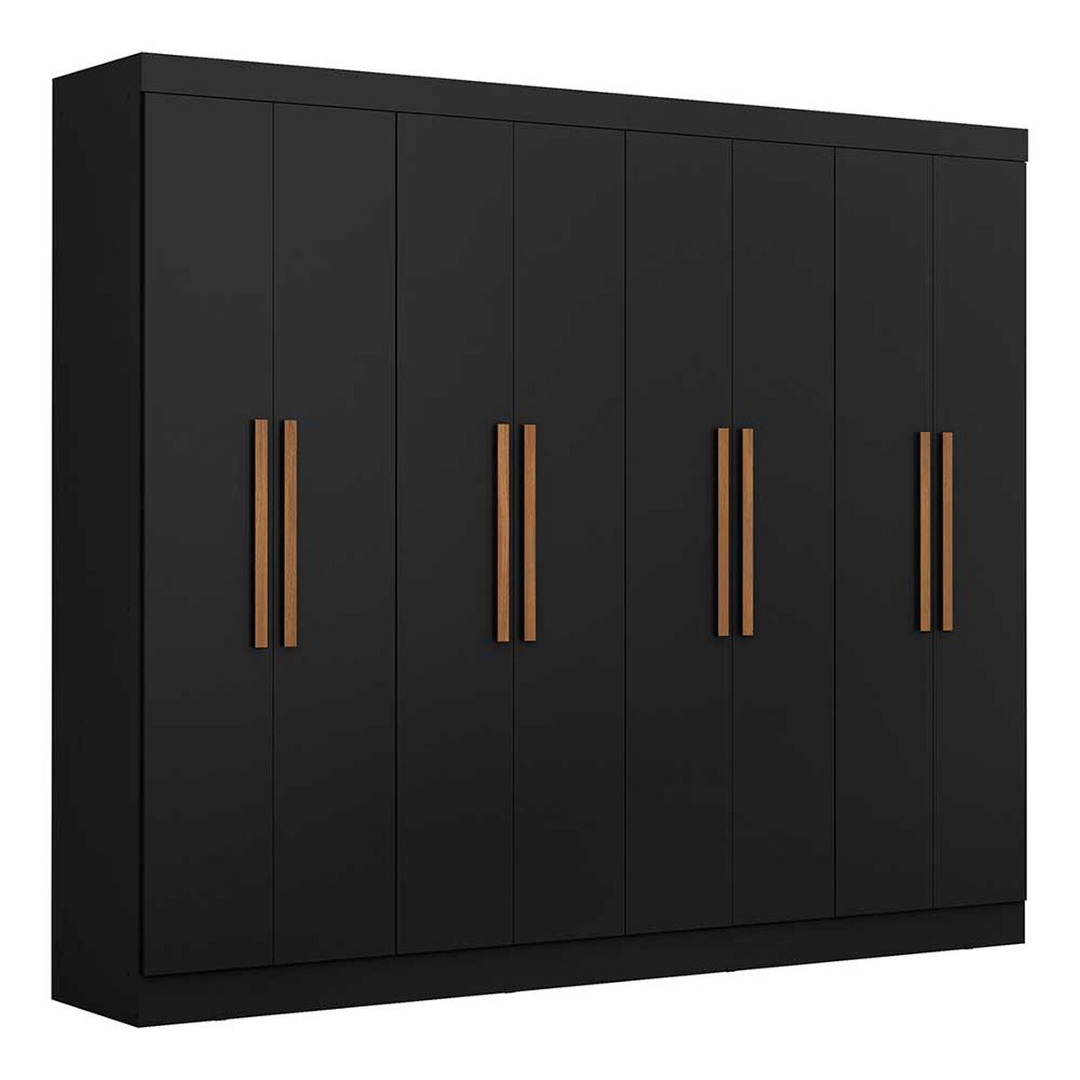 Closet Di Poretti Design Paris 8 Puertas 4 Cajones Negro