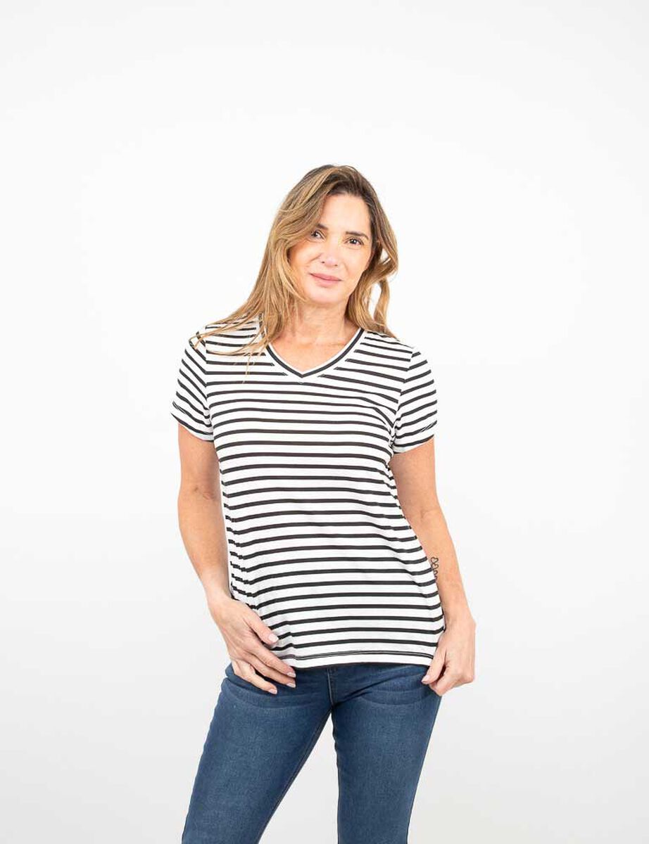 Polera Manga Corta Mujer Portman Club