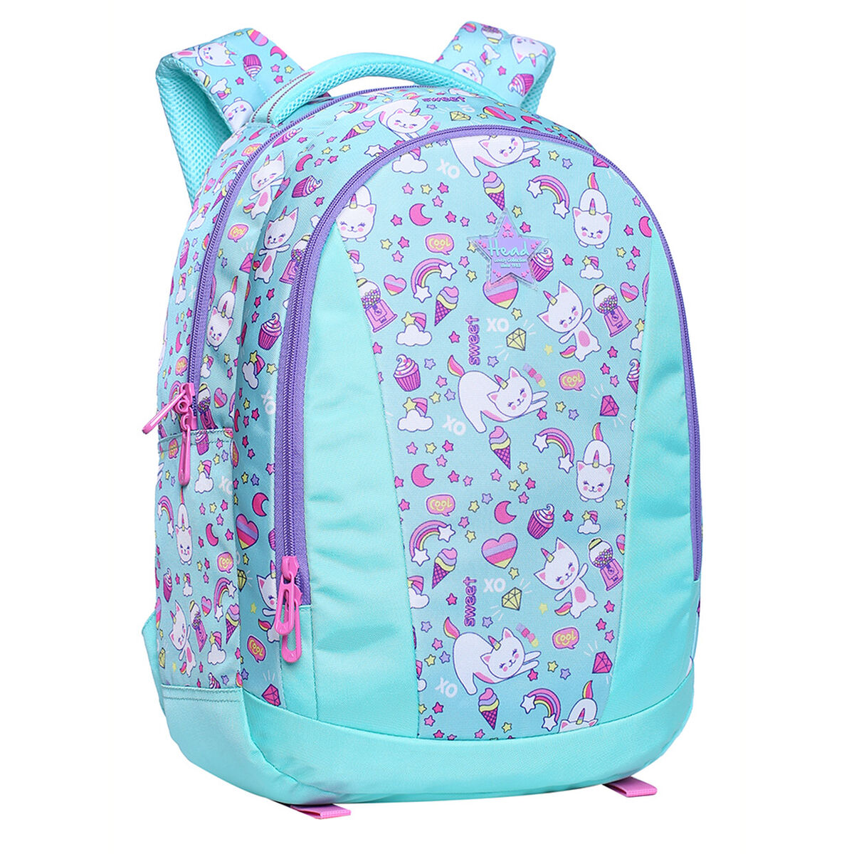 Pack Mochila + Gymbag + Lonchera + Banano + Estuche Top Head