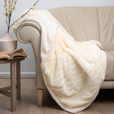 Imagen 2 del producto Manta de Poliéster Doral 1 Plaza Deluxe Beige