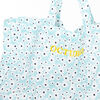 Bolso Floral Mujer Celeste Microfibra Icono